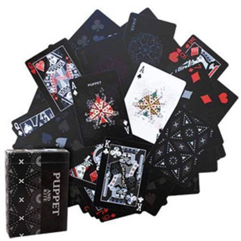 Spielkarten Bicycle - Puppet and Kite Deck by Eric Duan - Black