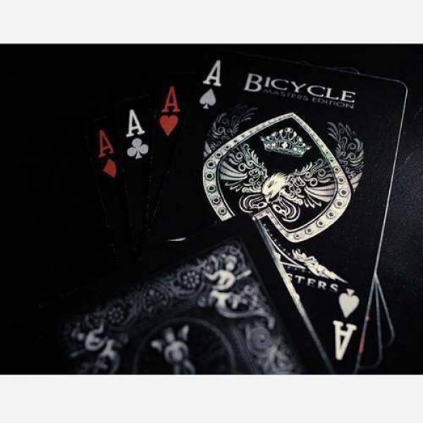 Kartenspiel Bicycle Shadow Masters von Ellusionist - mit SOLOMAGIA Card Bag