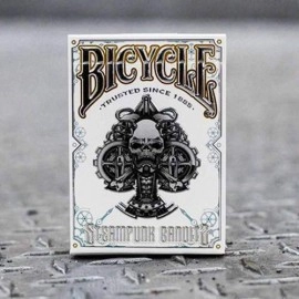Spielkarten Bicycle Steampunk Bandits (White) by Gamblers Warehouse