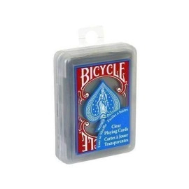Bicycle Deck Clear Playing Card - Blue