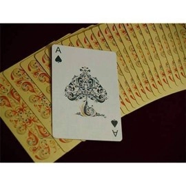 Spielkarten Blossom deck (Fall) Platinum Metallic Ink by Aloy Studios USPS