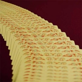 Spielkarten Blossom deck (Fall) Platinum Metallic Ink by Aloy Studios USPS