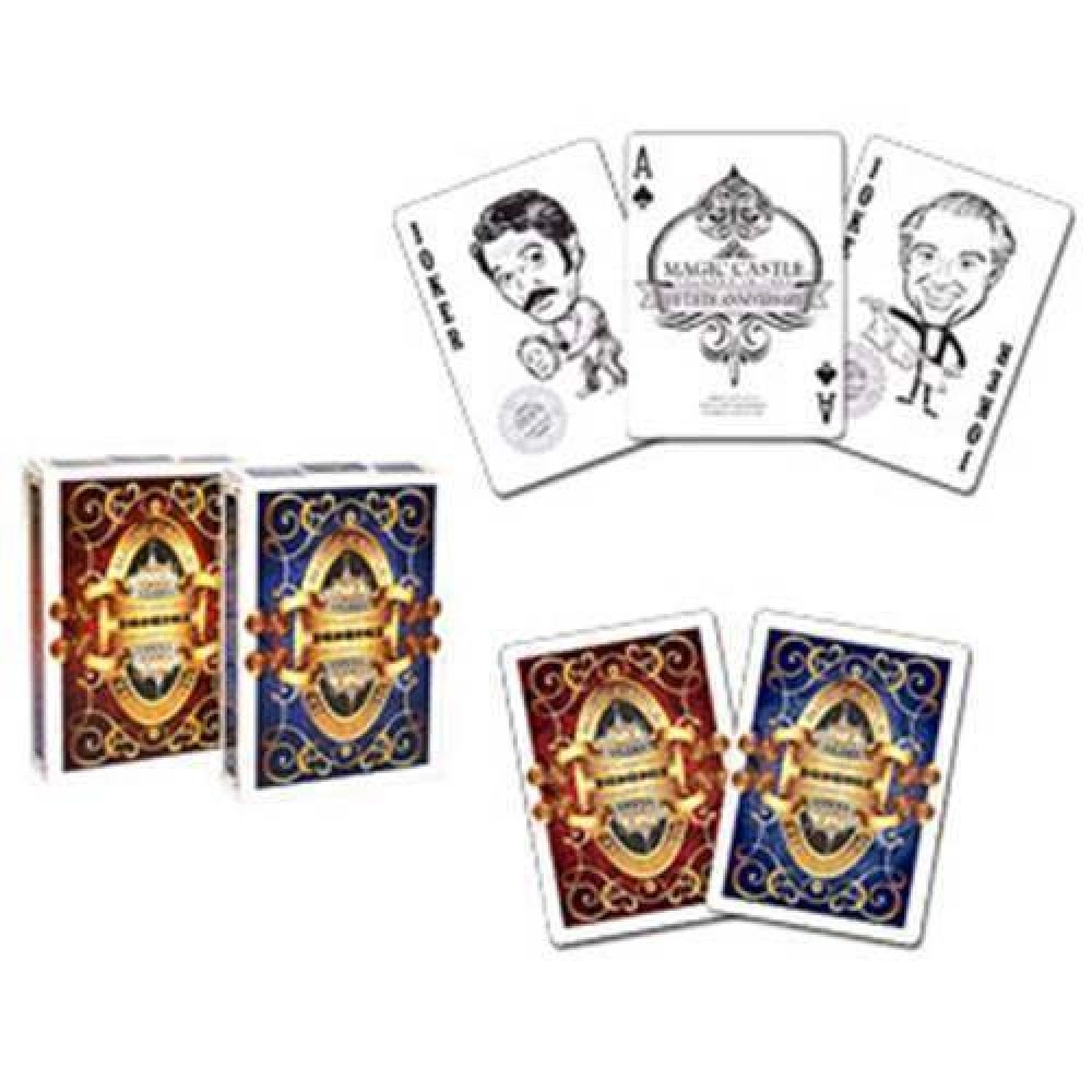 Spielkarte Magic Castle Deck - Rückseite Rot