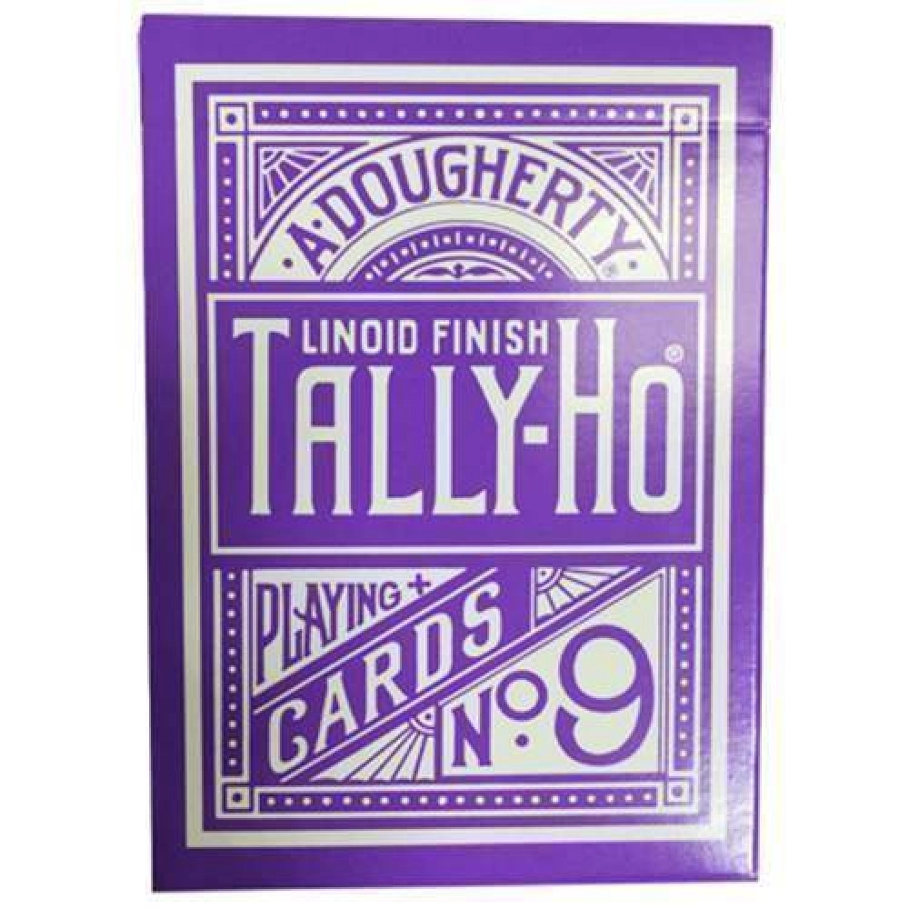 Spielkarten Tally Ho Reverse Circle back (Purple) Limited Ed. by Aloy Studios