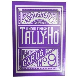 Spielkarten Tally Ho Reverse Circle back (Purple) Limited Ed. by Aloy Studios