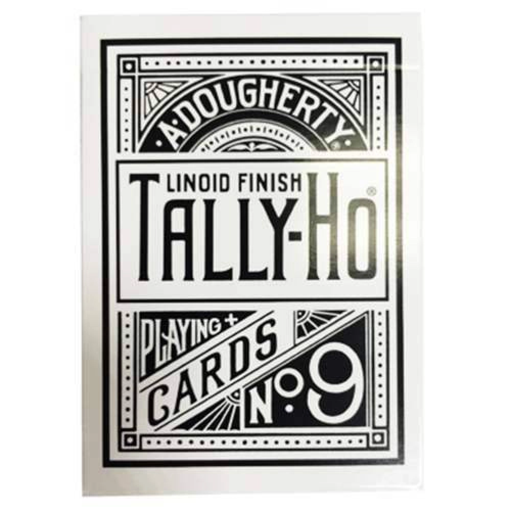 Spielkarten Tally Ho Reverse Circle back (White) Limited Ed. by Aloy Studios