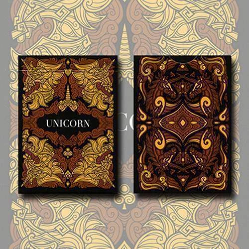 Spielkarten Unicorn Playing cards (Copper) by Aloy Design Studio USPCC
