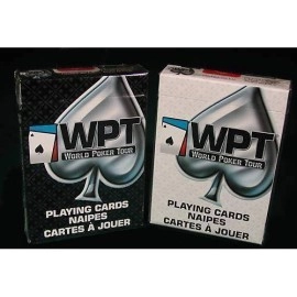 Spielkarten WPT World Poker Tour Quality Triplex - black back