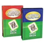 Spielkarten Jumbo Playing Cards - Split - Blue back