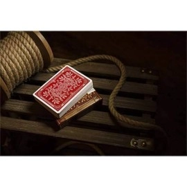 Spielkarten Monarchs Playing Cards (Red) by Theory 11 - with SOLOMAGIA Card Bag