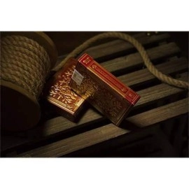 Spielkarten Monarchs Playing Cards (Red) by Theory 11 - with SOLOMAGIA Card Bag