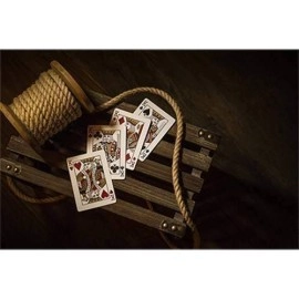 Spielkarten Monarchs Playing Cards (Red) by Theory 11 - with SOLOMAGIA Card Bag