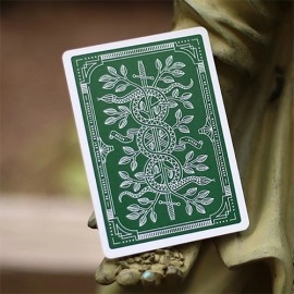 Spielkarten Monarchs (Green) by Theory11 - with SOLOMAGIA Card Bag
