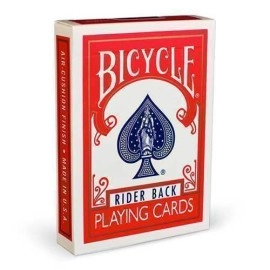 Spielkarten Bicycle rider back playing cards - red