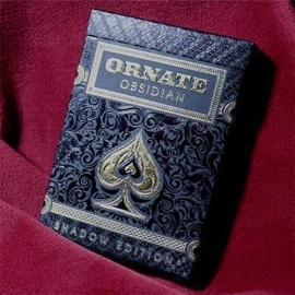 Spielkarten ORNATE Obsidian Shadow Playing Cards