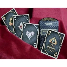 Spielkarten ORNATE Obsidian Shadow Playing Cards