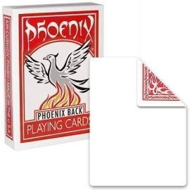Spielkarten Phoenix Gaff Cards - Blank Face and Red Back