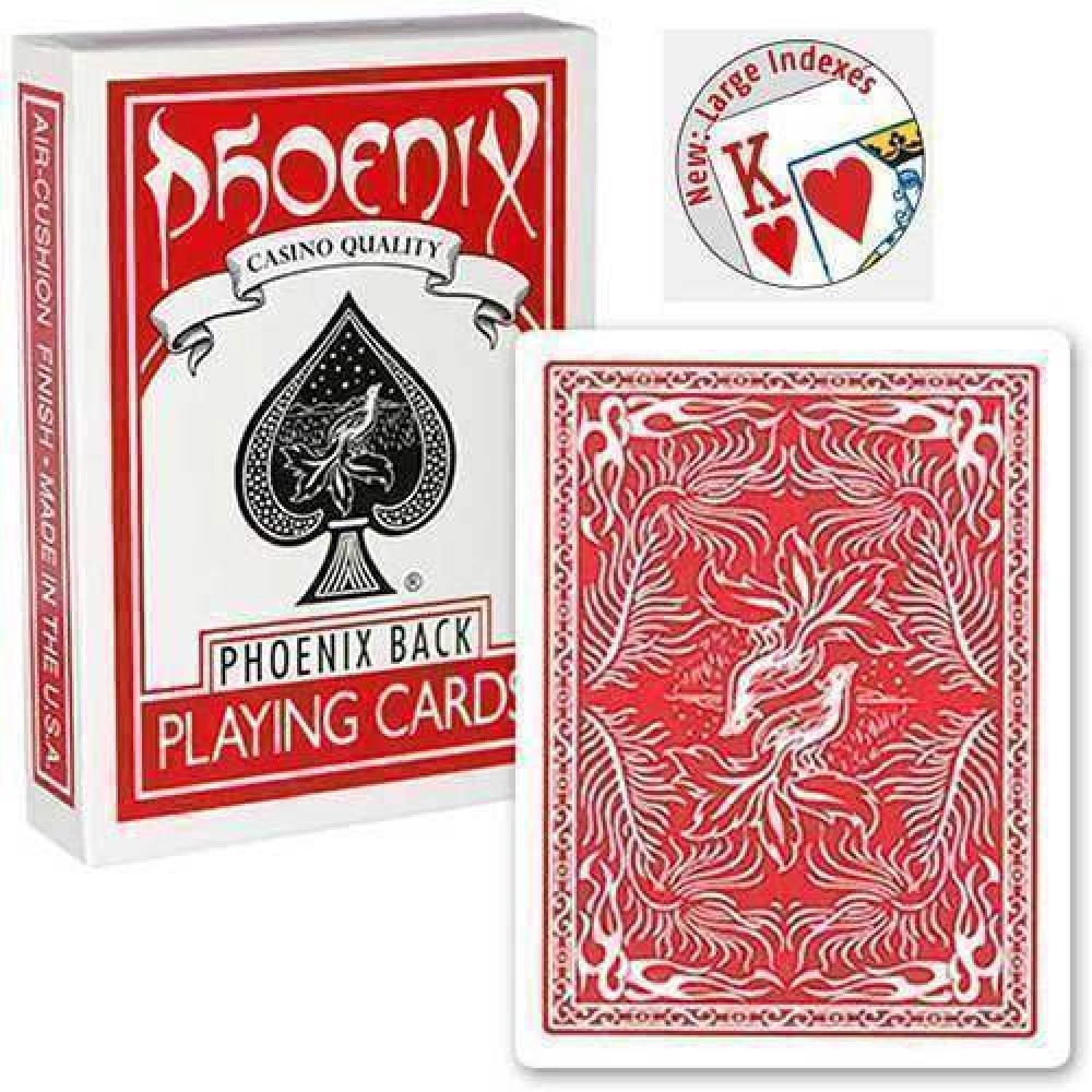 Spielkarten Phoenix Large Index Red