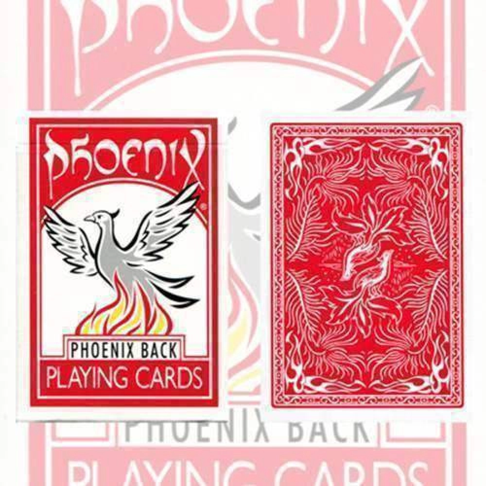 Spielkarten Large Index Phoenix Double Decker blank (two red decks)