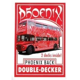 Spielkarten Large Index Phoenix Double Decker blank (two red decks)