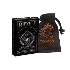 Kartenspiel Bicycle Shadow Masters von Ellusionist - mit SOLOMAGIA Card Bag