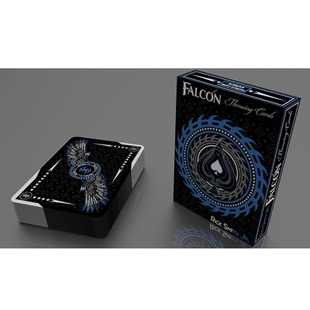 Spielkarten Silver Falcon Throwing Cards by Rick Smith Jr. and De'vo