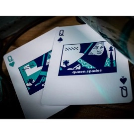 Spielkarten Sinis (Turquoise) Playing Cards by Marc Ventosa