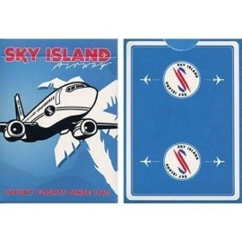 Spielkarten Sky Island Deck (Blue) by The Blue Crown