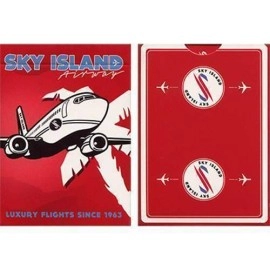 Spielkarten Sky Island Deck (Red) by The Blue Crown