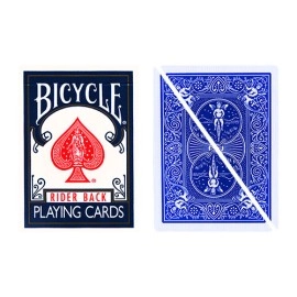 Spielkarten Split Pop Eyed Popper Deck Bicycle (Blue) 