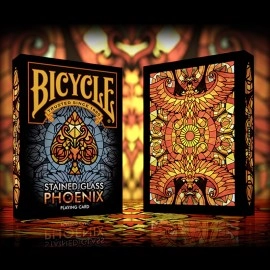 Spielkarten Bicycle - Stained Glass Phoenix Playing Cards