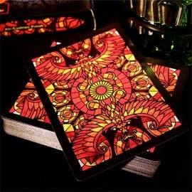 Spielkarten Bicycle - Stained Glass Phoenix Playing Cards