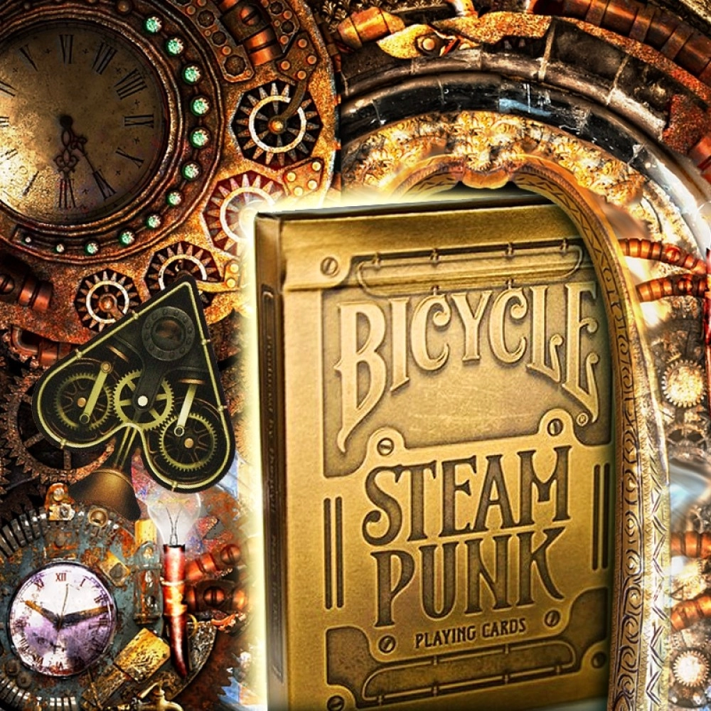Spielkarten Bicycle - Steampunk - Gold