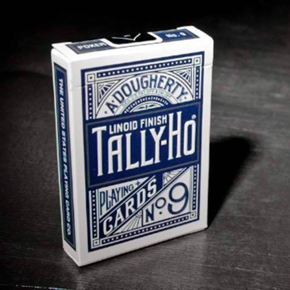 Spielkarten Tally Ho Titanium Edition Crimson Blue by Theory11