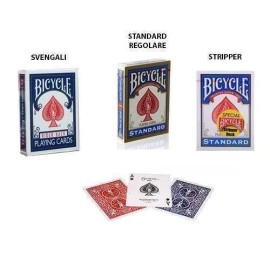 Kartenspiel Bicycle Il Trio del Baro GOLD  Rückseite Blau