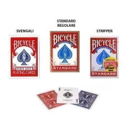 Kartenspiel Bicycle Trio del Baro GOLD - Rückseite rot