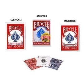 Bicycle Trio del Mago - red back