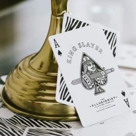 Spielkarten Zebra King Slayers Playing Cards - with SOLOMAGIA Card Bag