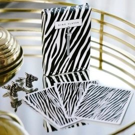 Spielkarten Zebra King Slayers Playing Cards - with SOLOMAGIA Card Bag