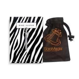 Spielkarten Zebra King Slayers Playing Cards - with SOLOMAGIA Card Bag
