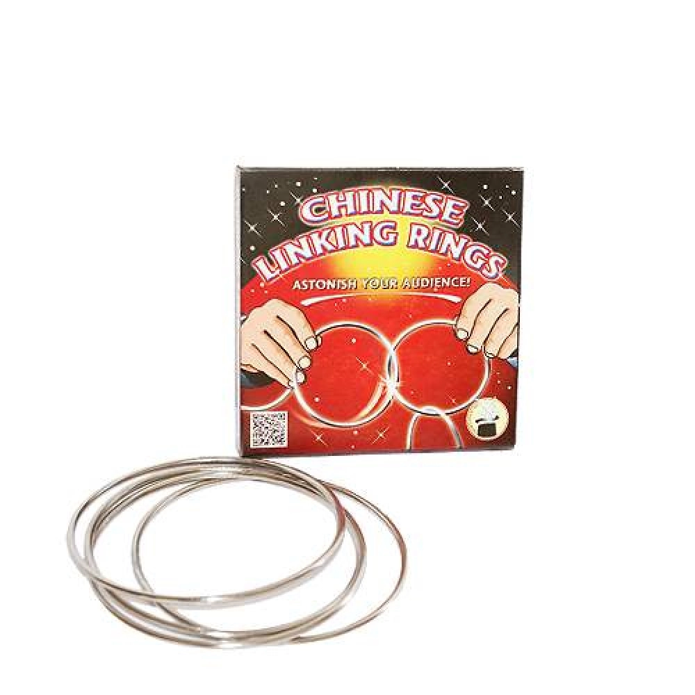Linking Rings - Metal - Diameter 10 cm (4") - Set of 4