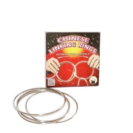 Linking Rings - Metal - Diameter 10 cm (4") - Set of 4