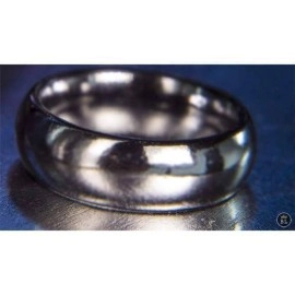 Ash and Ember Silver Curved Size 14 (2 Rings) by Zach Heath
