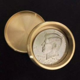 Buddha Slot Box Half Dollar - Brass