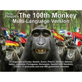 100th Monkey Multi-Language (with Gimmicks) by Chris Philpott 