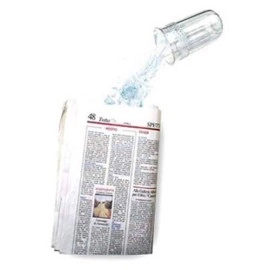Liquid from Newspaper