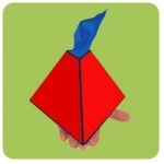 Color changing pyramid by Joker Magic - Standard Version