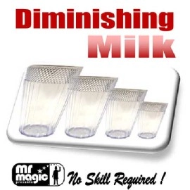 Diminishing Milk Glasses (multum in Parvo) by Mister Magic