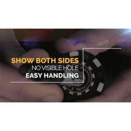 Marvelous Poker Pro Chips Straight Thru - Sharpie Thru Chip (Gimmicks and Online Instructions) by Matthew Wright