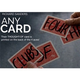Any Card (Gimmick and Online Instructions) by Richard Sanders 